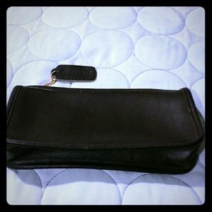 Vintage Brown Leather Coach coin purse